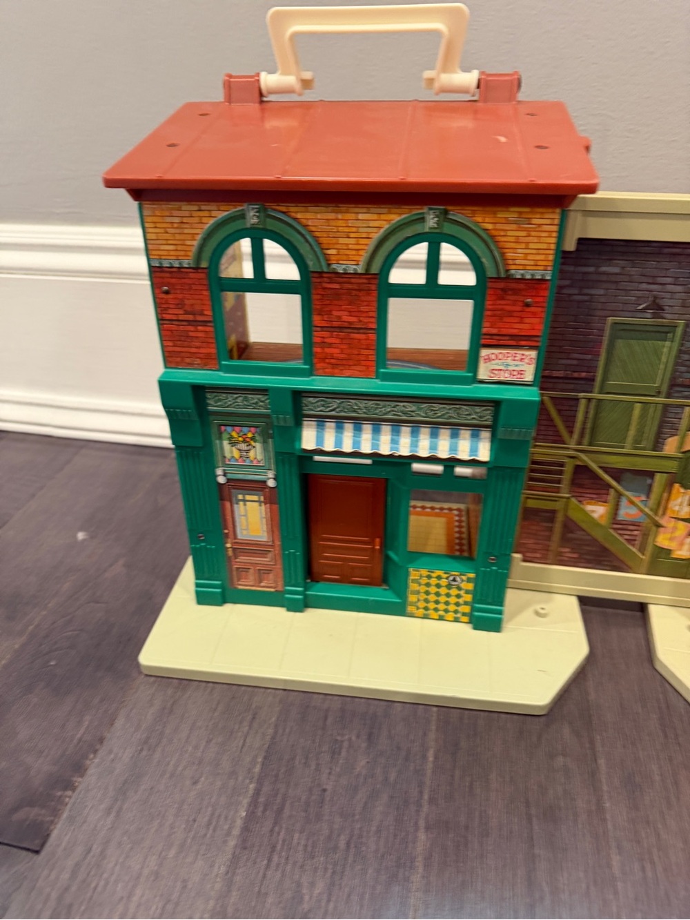 VINTAGE 1974 Fisher-Price Little People Sesame Street Hooper’s Store Pretend Pla - Picture 3 of 14